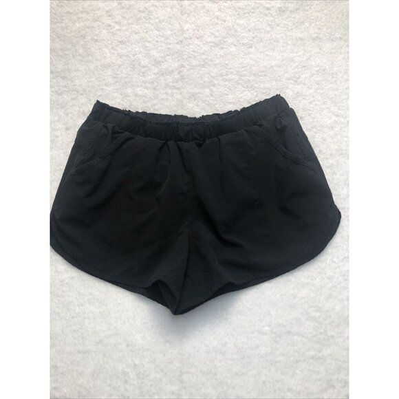 RBX Women Black Athletic Shorts LARGE - Picture 1 of 5
